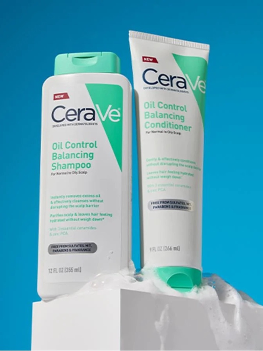 CeraVe Oil Control Balancing Shampoo & Conditioner
